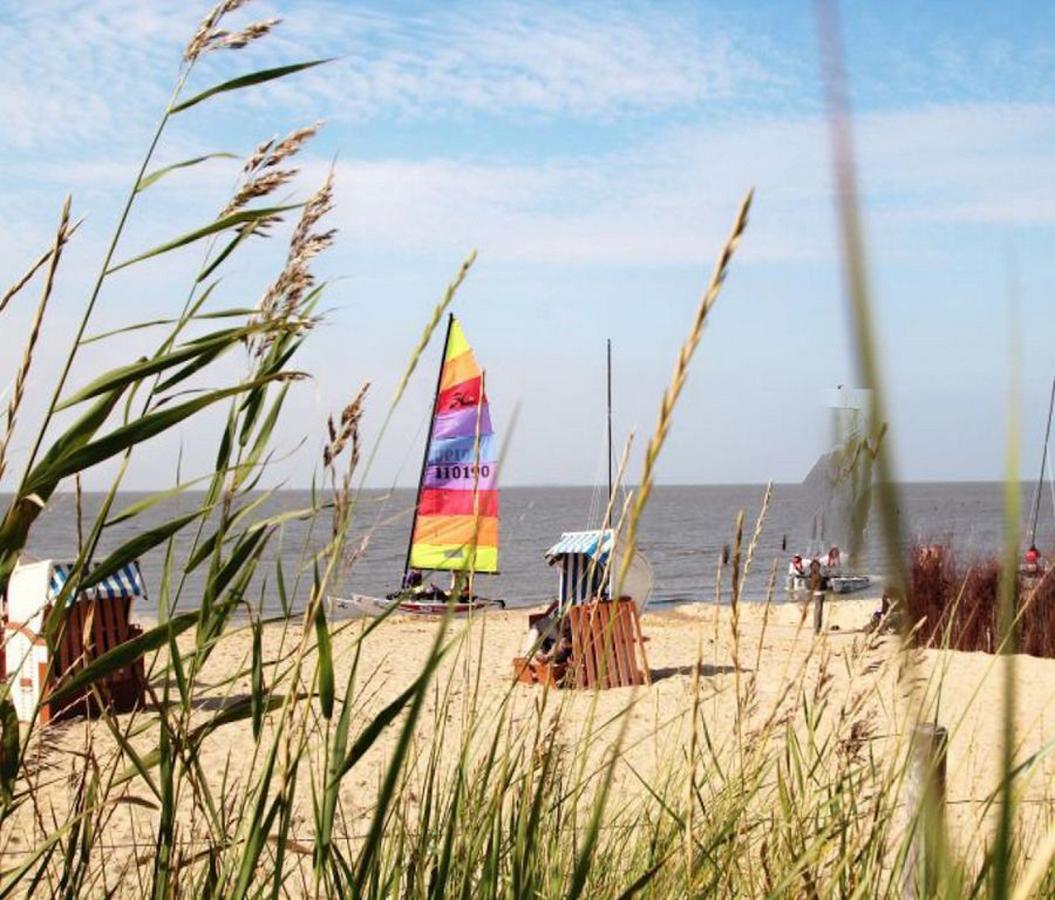 Schicke Fewo 150M Vom Strand Kostenlos Wlan Grosses Schwimmbad Sauna Cuxhaven Esterno foto