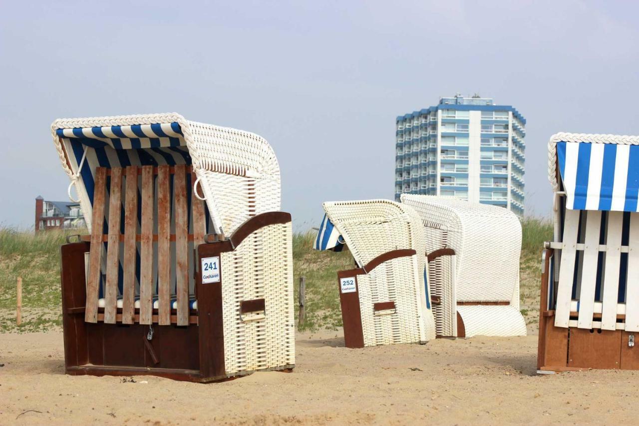 Schicke Fewo 150M Vom Strand Kostenlos Wlan Grosses Schwimmbad Sauna Cuxhaven Esterno foto